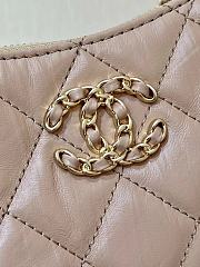 Bagsaaa Chanel 19 Hobo Shoulder Beige Bag - 13.5×23.5×5.3cm - 6