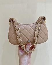 Bagsaaa Chanel 19 Hobo Shoulder Beige Bag - 13.5×23.5×5.3cm - 5