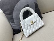 Bagsaaa Chanel Mini Shopping Bag White - 13 × 19 × 7 cm  - 1