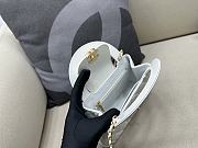 Bagsaaa Chanel Mini Shopping Bag White - 13 × 19 × 7 cm  - 4