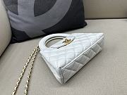 Bagsaaa Chanel Mini Shopping Bag White - 13 × 19 × 7 cm  - 3