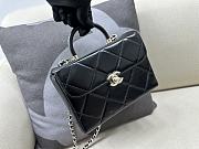 Bagsaaa Chanel Mini Box Bag Shiny Calfskin & Gold-Tone Metal Black - 19x8x13.5cm - 2