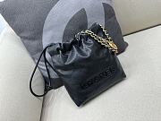 Bagsaaa Chanel Mini 22 bag black caviar - 20x19x6cm - 1