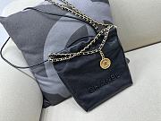 Bagsaaa Chanel Mini 22 bag black caviar - 20x19x6cm - 3