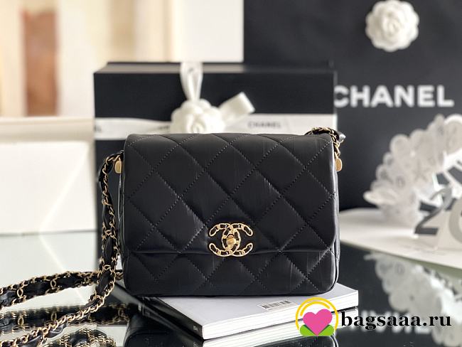 Bagsaaa Chanel 19 Mini Black Bag - 21*15*5cm - 1