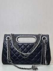 Bagsaaa Chanel Pearl Chain Flap Bag - 29x19cm - 4