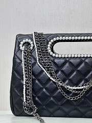 Bagsaaa Chanel Pearl Chain Flap Bag - 29x19cm - 2