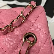 Bagsaaa Chanel Duma Cargo Backpack Pink Caviar Leather - 21.5x19.5x12cm - 2