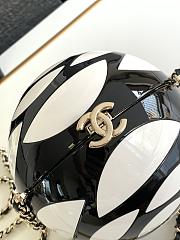 Bagsaaa Chanel SPHERE MINAUDIERE Plexi & Gold-Tone Metal Black & White - 2