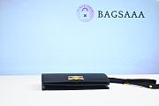 Bagsaaa Celine SHOULDER BAG TRAPEZE IN SHINY CALFSKIN BLACK - 24.5 X 14.5 X 3 CM - 3