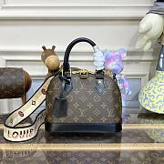 Bagsaaa Louis Vuitton Alma BB Monogram Black - 23.5 x 17.5 x 11.5 cm - 5