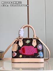 Bagsaaa Louis Vuitton Alma BB​ LV x YK - 23.5 x 17.5 x 11.5 cm - 1