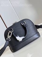Bagsaaa Louis Vuitton Alma Nano Black Epi Leather - 18x12x8cm - 2