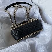 Bagsaaa Chanel Flap Bag Pearl Edge Black - 19*12*7.5cm - 3