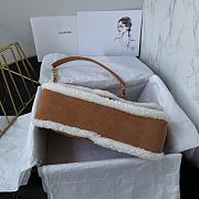 Bagsaaa Chanel Flap Bag Shearling Bag - 26X15X7.5cm  - 4