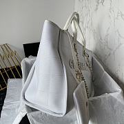 	 Bagsaaa Chanel Medium Deauville White Tote 36cm - 3
