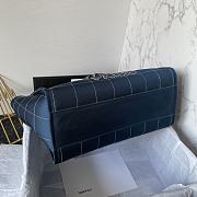 	 Bagsaaa Chanel Medium Deauville Dark Blue Tote 36cm - 6
