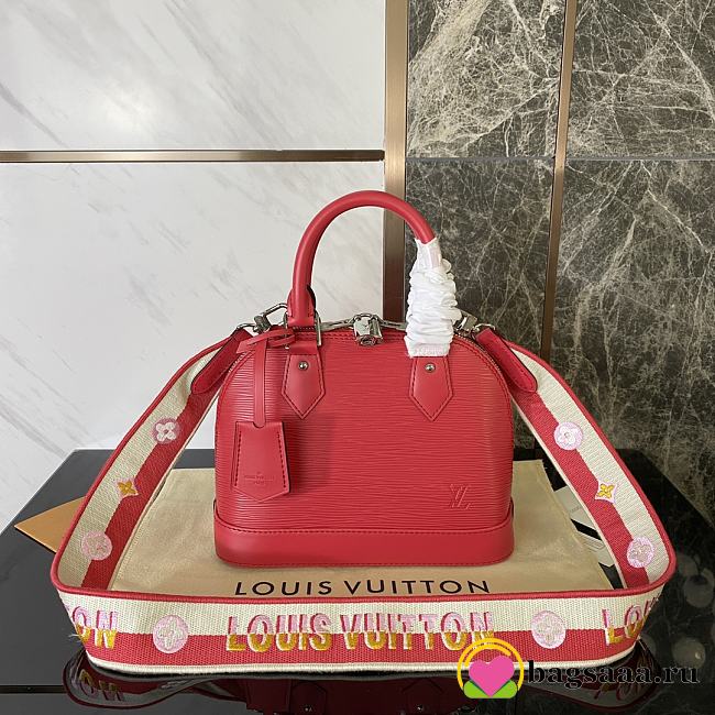 Bagsaaa Louis Vuitton Alma BB Epi Leather Red - 23.5 x 17.5 x 11.5 cm - 1