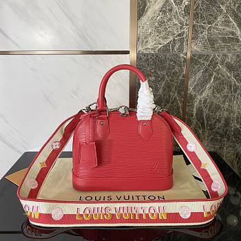 Bagsaaa Louis Vuitton Alma BB Epi Leather Red - 23.5 x 17.5 x 11.5 cm