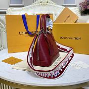 	 Bagsaaa Louis Vuitton Alma BB Epi Leather Burgundy - 23.5 x 17.5 x 11.5 cm - 4