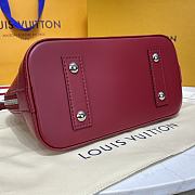 	 Bagsaaa Louis Vuitton Alma BB Epi Leather Burgundy - 23.5 x 17.5 x 11.5 cm - 3