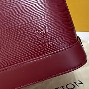 	 Bagsaaa Louis Vuitton Alma BB Epi Leather Burgundy - 23.5 x 17.5 x 11.5 cm - 2