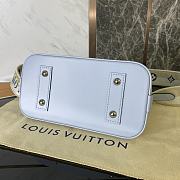 	 Bagsaaa Louis Vuitton Alma BB Epi Leather Blue - 23.5 x 17.5 x 11.5 cm - 4