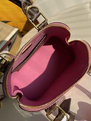 	 Bagsaaa Louis Vuitton Alma Vernes Leather Pink - 25x19x11cm - 6