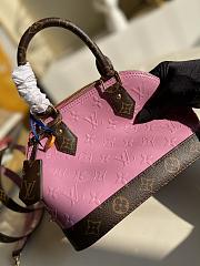 	 Bagsaaa Louis Vuitton Alma Vernes Leather Pink - 25x19x11cm - 4