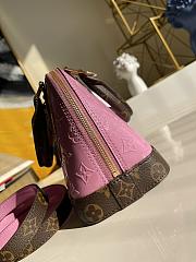 	 Bagsaaa Louis Vuitton Alma Vernes Leather Pink - 25x19x11cm - 3