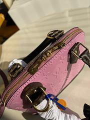 	 Bagsaaa Louis Vuitton Alma Vernes Leather Pink - 25x19x11cm - 2