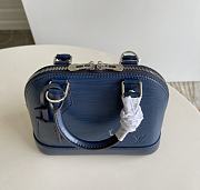 	 Bagsaaa Louis Vuitton Alma BB Epi Leather Blue - 23.5 x 17.5 x 11.5 - 6