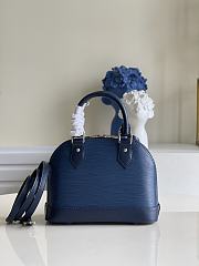 	 Bagsaaa Louis Vuitton Alma BB Epi Leather Blue - 23.5 x 17.5 x 11.5 - 4