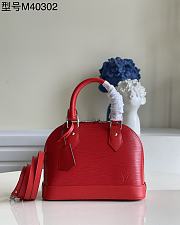 	 Bagsaaa Louis Vuitton Alma BB Epi Leather Red - 23.5 x 17.5 x 11.5 - 1