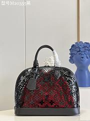 Bagsaaa Louis Vuitton Alma PM Monogram Lace Black and Red - M20355 -32 x 25 x 16  - 1