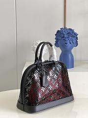Bagsaaa Louis Vuitton Alma PM Monogram Lace Black and Red - M20355 -32 x 25 x 16  - 6