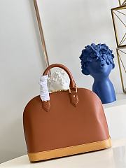 	 Bagsaaa Louis Vuitton ALma PM Brown Soft Leather - 32 x 25 x 16 cm - 6