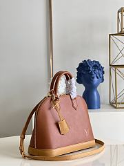 	 Bagsaaa Louis Vuitton ALma PM Brown Soft Leather - 32 x 25 x 16 cm - 3