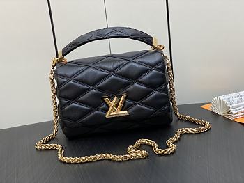 	 Bagsaaa Louis Vuitton Twist Malletage Pico GO-14 MM bag black