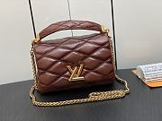 Bagsaaa Louis Vuitton Twist Malletage Pico GO-14 MM bag brown - 1