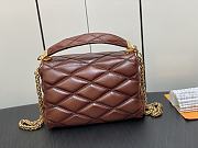 Bagsaaa Louis Vuitton Twist Malletage Pico GO-14 MM bag brown - 3