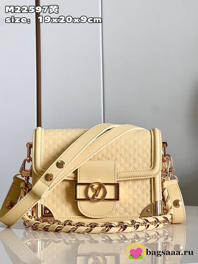 Bagsaaa Louis Vuitton Dauphine Yellow  - 1