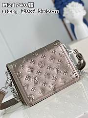 Bagsaaa Louis Vuitton Mini Dauphine Silver - 3