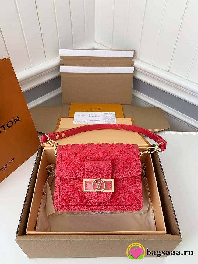 	 Bagsaaa Louis Vuitton Dauphine Mini Pink - 1