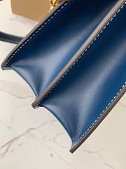 	 Bagsaaa Louis Vuitton Dauphine MM Blue Denim - 6