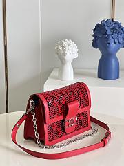 	 Bagsaaa Louis Vuitton Dauphine MM Lace Bag Red - 3