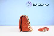 	 Bagsaaa Prada System nappa patchwork shoulder bag orange - 21*15*6.5cm - 5