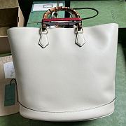 	 Bagsaaa Gucci GG Diana White Tote - 40x 34x 21cm - 5