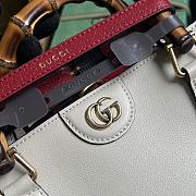 	 Bagsaaa Gucci GG Diana White Tote - 40x 34x 21cm - 4