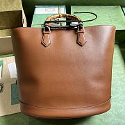 	 Bagsaaa Gucci GG Diana Brown Tote - 40x 34x 21cm - 3